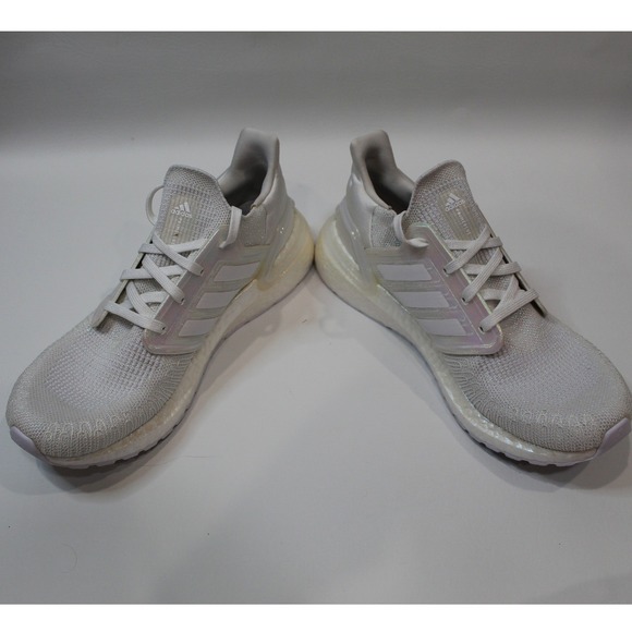 Adidas Ultraboost 20 White Primeblue Mens Running Shoes Size 10.5 FW8721
